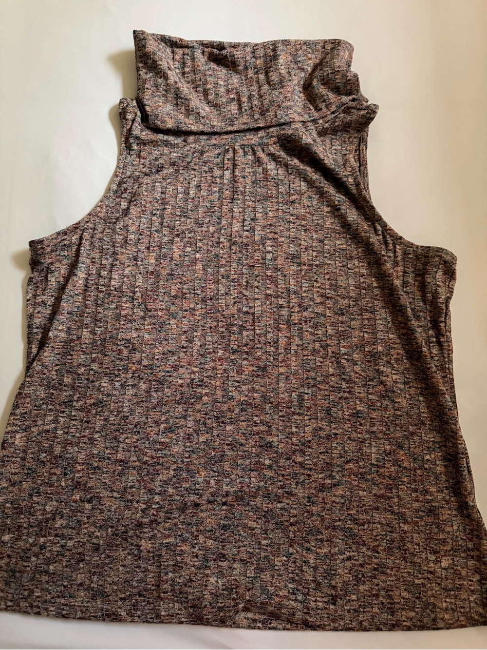 NWOT Cato Sleeveless Turtleneck in Multi 22/24W